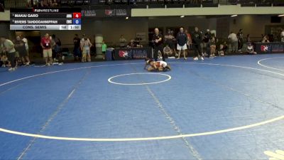 58 lbs Cons. Semis - Makai Garo, Avalanche Wrestling Association vs Rivers Tahdooahnippah, Elgin Wrestling Club