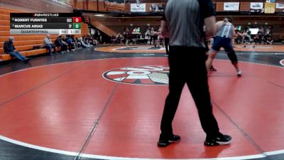 285 lbs Quarterfinal - Marcus Arias, Twin Falls vs Robert Fuentes, Declo