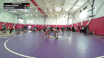 141 lbs Cons. Round 2 - Braden Whitmore, Arizona Christian vs Steven Marin, Chabot College