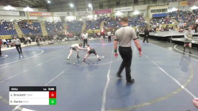 85 lbs 3rd Place - Jace Brackett, Team Grand Valley Elite vs Keaton Banks, Dove Creek