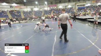 85 lbs 3rd Place - Jace Brackett, Team Grand Valley Elite vs Keaton Banks, Dove Creek