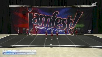 Tech Cheer - Cedar Park - Ricochet [2025 L1.1 Mini - PREP Day 1] 2025 JAMfest San Antonio Classic