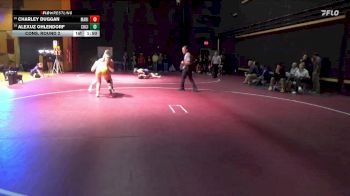 115 lbs Cons. Round 2 - Alexuz Ohlendorf, Charles City vs Charley Duggan, Marion