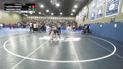 144 lbs Champ. Round 2 - Gustavo Pimentel, Coalinga vs Nathaniel Lopez, Mt. Whitney