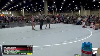 80 lbs 2nd Wrestleback (16 Team) - Carey Wesolowski, Panhandle Punishers vs Kaleo Garrett, Alabama Elite Black