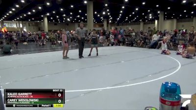 80 lbs 2nd Wrestleback (16 Team) - Carey Wesolowski, Panhandle Punishers vs Kaleo Garrett, Alabama Elite Black