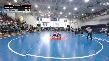 157 lbs Champ. Round 2 - Taiden Hunt, Buffalo vs Peyton Klaproth, Shoshoni