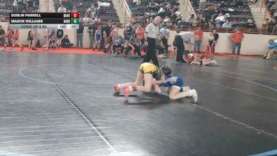 63_G lbs Consi Of 8 #2 - Dublin Parnell, Quaker Valley vs Mason Williams, Harbor Creek