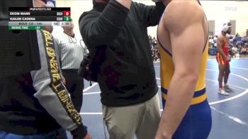 149 lbs Cons. Round 3 - Ekom Mann, Skyline College vs Kaileb Cadena, Cal State Bakersfield