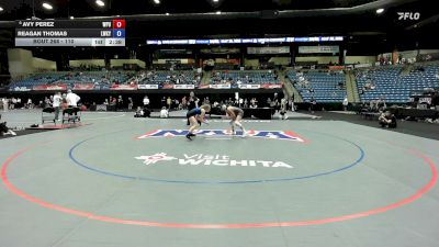 110 lbs Cons. Round 4 - Reagan Thomas, Lindsey Wilson vs Avy Perez, William Penn