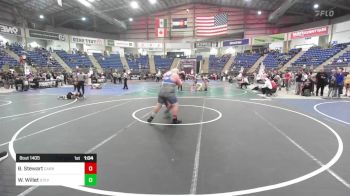 285 lbs Rr Rnd 1 - Ben Stewart, Carbon WC vs Wesley Willet, Stevens HS