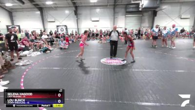 92 lbs Finals (2 Team) - Selena Hagood, Lady Reapers vs Lou Bunch, Storm Wrestling