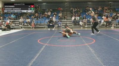 113 lbs Consi Of 64 #1 - Kyle Nunes, FL vs Anthony Sateriale, MA