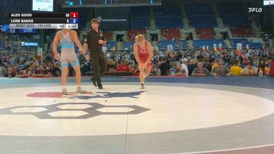 144 lbs Cons. Sub-rd Of 64 - Alex Good, CO vs Luke Banas, IL