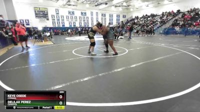 235 lbs Cons. Round 5 - Delilah Perez, Cerritos vs Keye Osede, Cypress