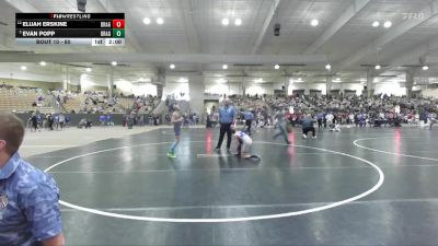 80 lbs Champ. Round 1 - Evan Popp, Wildcats Wrestling vs Elijah Erskine, Grindhouse