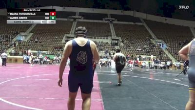 7A 285 lbs Cons. Round 3 - Blake Turberville, Smiths Station Hs vs James Keers, Foley