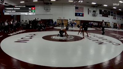 125 lbs Quarterfinal - Chris Kish, Carthage College vs Thomas Turner, Pacific (or)