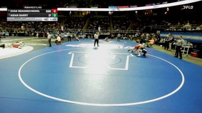 I-170 lbs Champ. Round 2 - Evan Braunscheidel, Hamburg vs Aidan Barry, Rocky Point