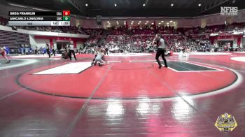 165 lbs Semifinals (8 Team) - Jancarlo Longoria, CHICKASHA vs Greg Franklin, CARL ALBERT