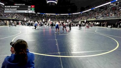 150 lbs Consy 2 - Blaise Gabrielle, Lebanon vs Ryan Fillhart, Port Allegany