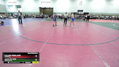 125A Quarterfinal - Kaitlyn Kos, Bennington vs Lillian Kirkland, Glenpool