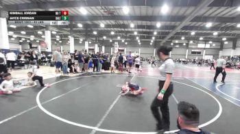 40 lbs Round Of 16 - Kimball Jordan, No Team vs Jayce Crisman, Salem Elite Mat Club