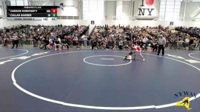 86 lbs Cons. Round 2 - Carson Konstanty, NWAA vs Callan Barber, HF-L Wrestling