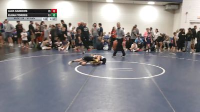 60 lbs Round Of 16 - Jack Sanders, PA vs Elijah Torres, NJ