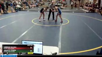 119 lbs Round 5 - Grayce Stigen, Colony High School vs Jordan Klejka, Bethel High School