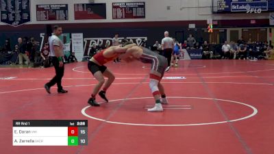 174 lbs Rr Rnd 1 - Eric Doran, VMI vs Aidan Zarrella, Sacred Heart