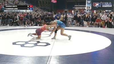 125 lbs Champ. Rd Of 32 - Raenah Smith, Pennsylvania vs Cameron Lord, Florida
