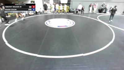 120 lbs Timothy Walker Jr, SDIKWA - San Diego-Imperial Kids Wrestling Association vs Isaiah Colon, KTWA-Kings-Tulare Wrestling Association