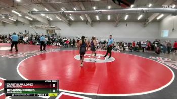 130 lbs Cons. Semi - Breaunnah Robles, Douglas County vs Zaret Silva Lopez, Douglas County