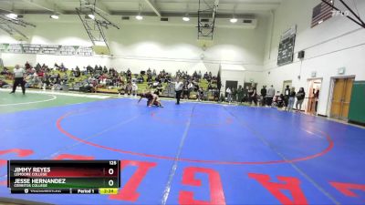 125 lbs 1st Place Match - Jesse Hernandez, Cerritos College vs Jimmy Reyes, Lemoore College