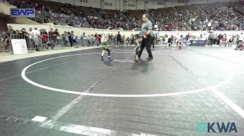 37 lbs Round Of 16 - Ikaika Laurencio, Noble Takedown Club vs Finlee Bowman, Team Tulsa Wrestling Club