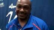 Florida Coach Mike Holloway before 2010 NCAA Indoor Champs