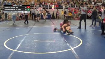 130 lbs Cons. Round 1 - Elijah Pangallo SW3, Team Lindsey vs DeWan Spear NE6, Kenmore Wrestling Club