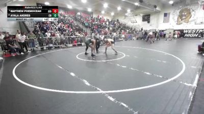 157 lbs Champ. Round 1 - Ayala Andres, Costa Mesa vs Matthew Poemoceah, Anaheim