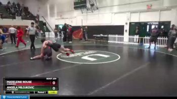 150 lbs Semifinal - Madeleine Rouse, Glendora vs Angela Milojkovic, Palm Desert