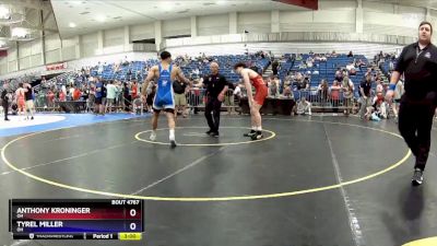 175 lbs Quarterfinal - Anthony Kroninger, OH vs Tyrel Miller, OH