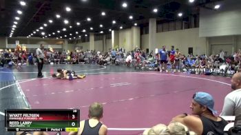 116 lbs Quarters & Wb (16 Team) - Wyatt Feltgen, Panhandle Punishers vs Reed Labry, Team Misfits