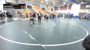 66-68 lbs Round 1 - Lukas Orozco, Threshold Wrestling Club vs Elijah Acampora, Osoway