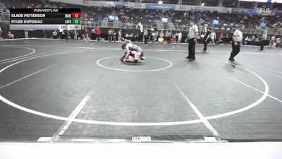 133 lbs Consi Of 4 - Slade Patterson, Maize Wrestling Club vs Rylee Dupignac, Lathrop HS