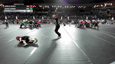 50 lbs Consi Of 4 - Amelia Rossy, Lenape Valley vs Olivia Cowan, Power Half Wrestling Academy