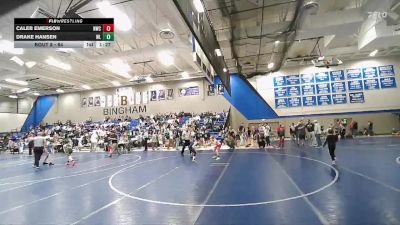 64 lbs Champ. Round 1 - Caleb Emerson, Northside Wrestling Club vs Drake Hansen, Westlake