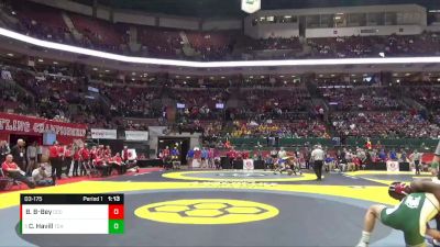 D3-175 lbs Quarterfinal - Connor Havill, Troy Christian vs Brandon Bruce-Bey, Cle. Cent. Cath.