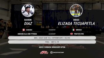 Dairon Diaz vs Diego Elizaga Tecuapetla 2026 ADCC Windsor Open