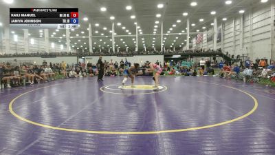 155 lbs Kaili Manuel, Michigan Blue vs Janiya Johnson, Tennessee