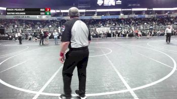 85 lbs Consi Of 8 #2 - Knox Peasley, Omak Wrecking Crew Wrestling vs Bayne Holinde, Cougar WC